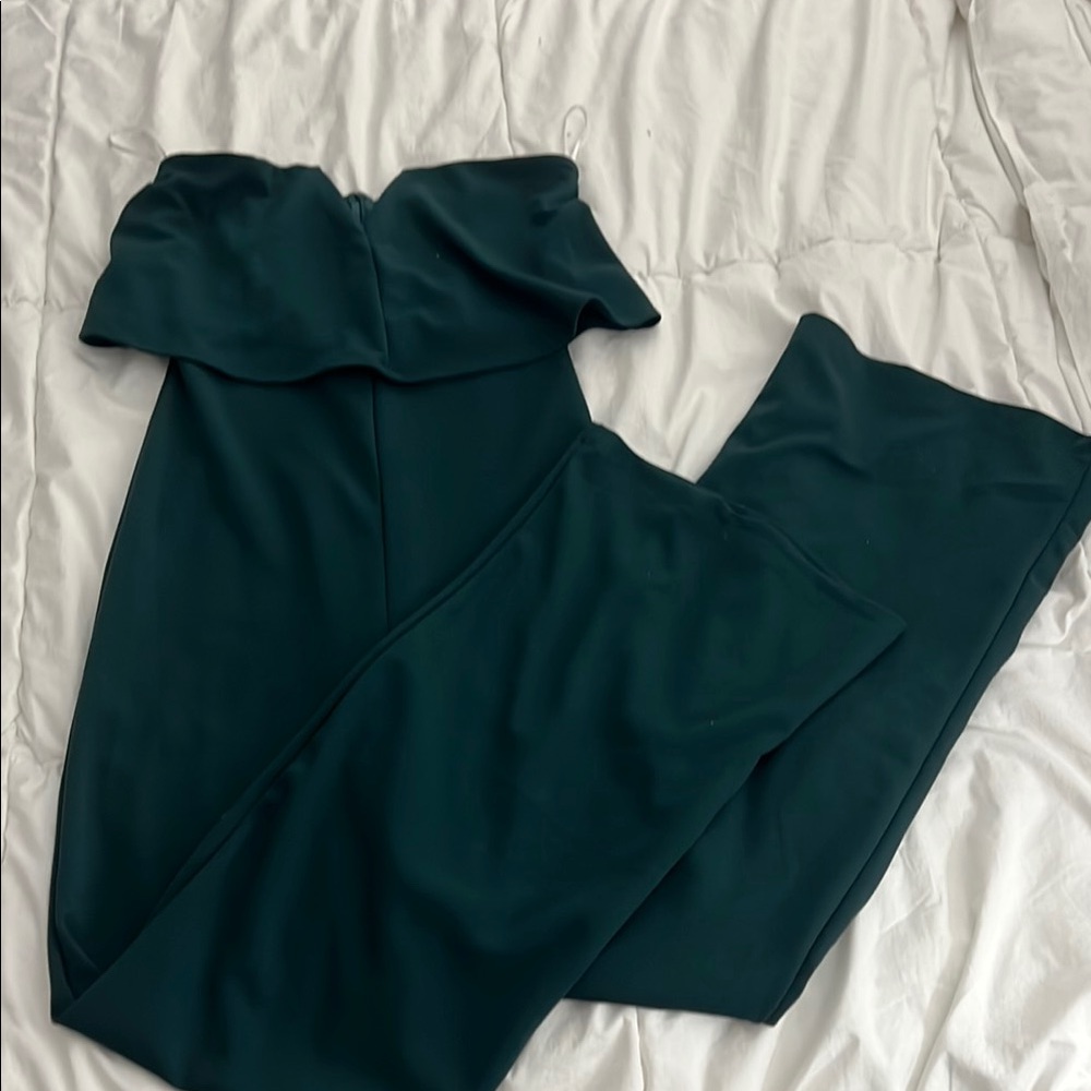 Elegant Dark Green Women's Pants